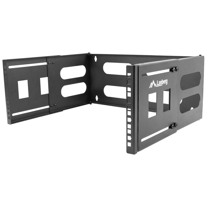 Estructura rack mural de 4U configurable en profundidad para instalación en pared Lanberg FB01-5404-10B) - RZ17000 - 01