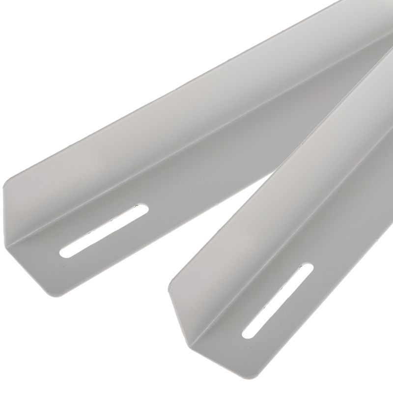 Guías laterales fijas de soporte para armario rack 19 blanco 350mm - WT02100 - 01