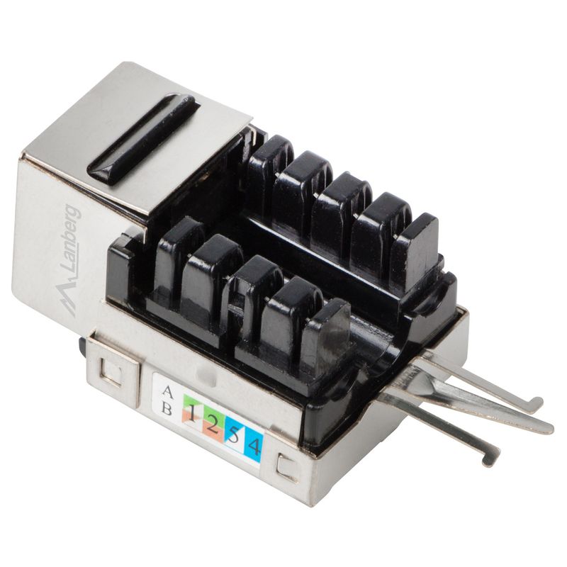 Módulo Keystone RJ45 LSA Cat 6 FTP de 90° de Lanberg KSF6-1090 - RD25600 - 01