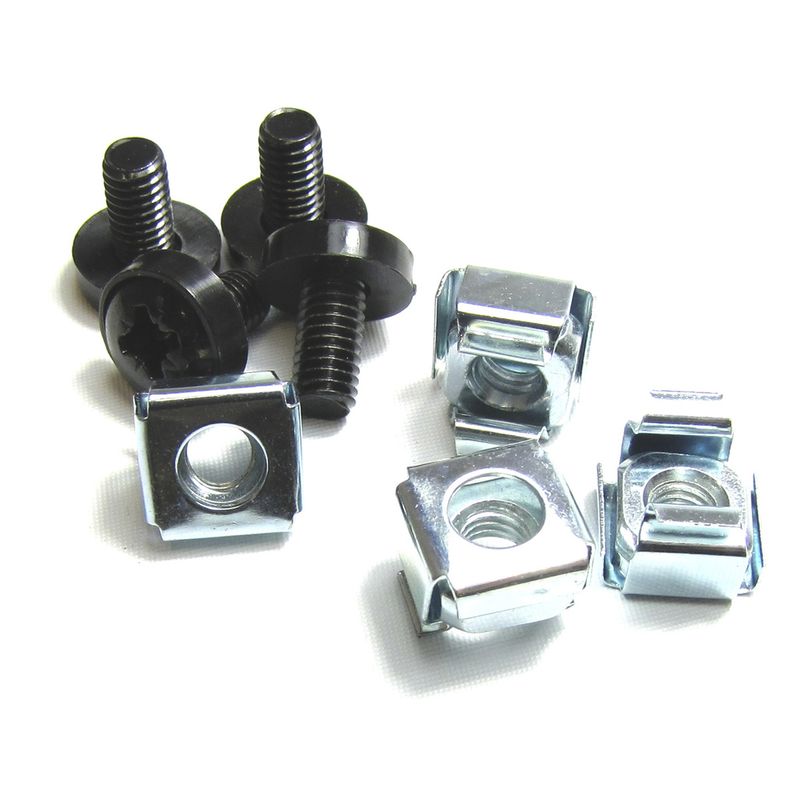 Tornillos M6 para Rack 19 4-pack de color negro - RM06100 - 01