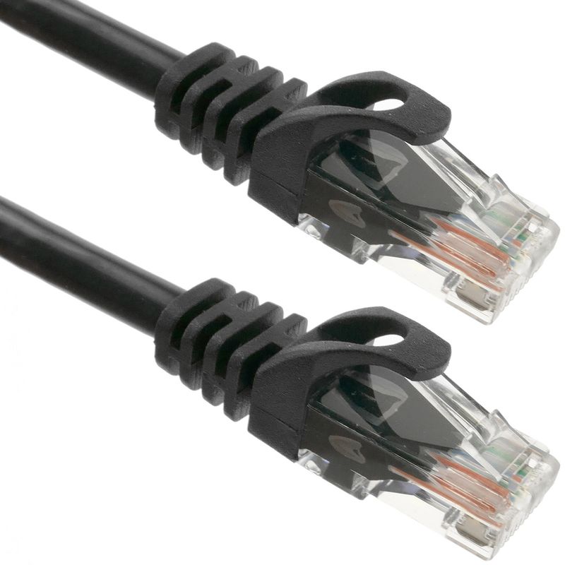 Cable de red ethernet Cat. 6a UTP de 1 m de color negro - LJ04300 - 01