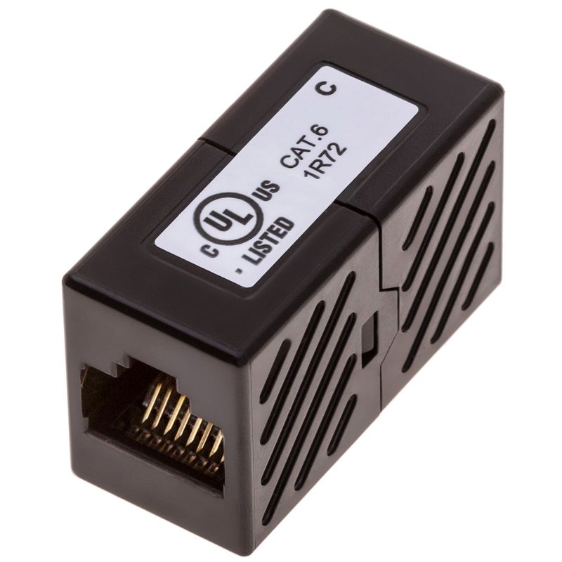 Acoplador empalme de cable UTP categoría 6 RJ45 hembra a RJ45 hembra - RD08100 - 01