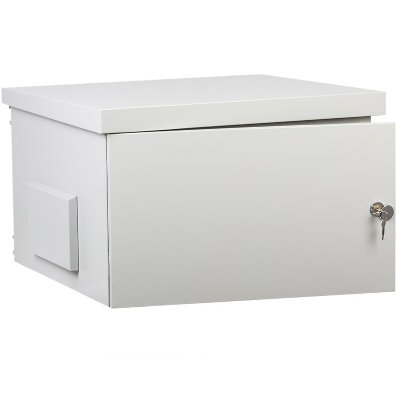 Armario rack 19" para exterior IP55 de 4U blanco SOHORack GO 600x600x330 mm - WX07000 - 01