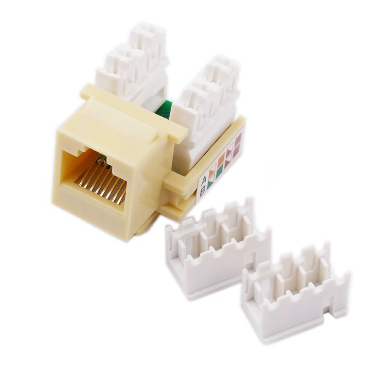 Keystone RJ45 hembra a TB110 Cat.5e UTP beige - RC05900 - 01