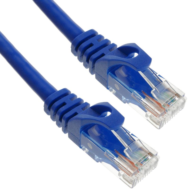 Cable de red ethernet Cat. 6a UTP de 0,5 m de color azul - LJ01200 - 01