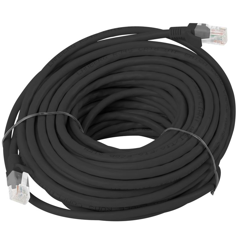 Cable de red ethernet Cat. 6 UTP de 15 m de color negro PCU6-10CC-1500-BK - RJ14900 - 01