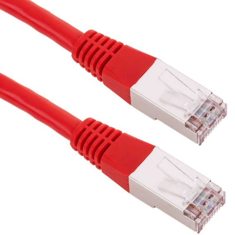 Cable de red ethernet Cat. 6 FTP de 3 m de color rojo - RU00500 - 01