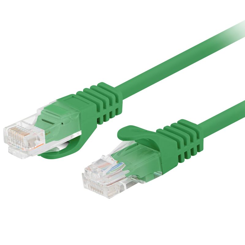 Cable de red ethernet Cat. 6 UTP de 7,5 m de color verde PCU6-10CC-0750-G - RJ23000 - 01