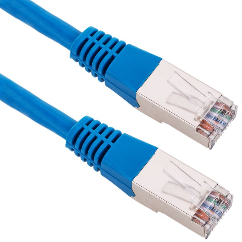 Cable de red ethernet Cat. 6 FTP de 1 m de color azul - RU01300 - 01