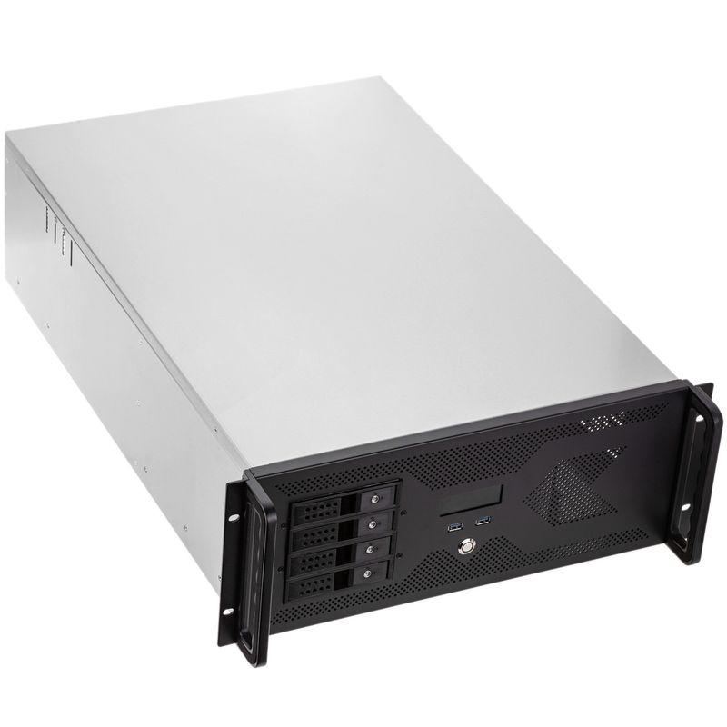 Caja rack 19" IPC ATX 4U 1x 5.25" + 4 x 3.5" (Hot Swap) fondo 650mm - CK06400 - 01