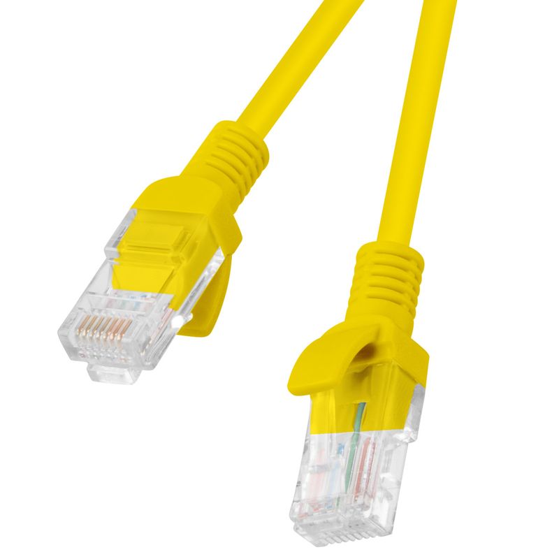 Cable de red ethernet Cat. 6 UTP de 0,5 m de color amarillo PCU6-10CC-0050-Y - RJ13200 - 01