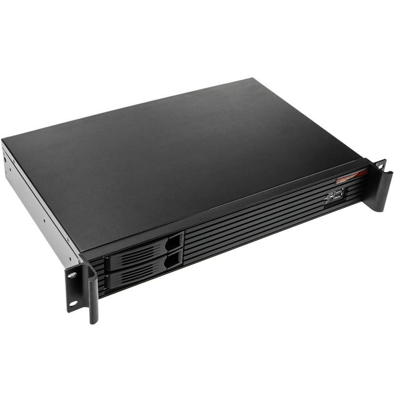 Caja rack 19" IPC mini-ITX 1.5U 2x3.5" o 2x2.5" profundidad 280 mm - CK00800 - 01