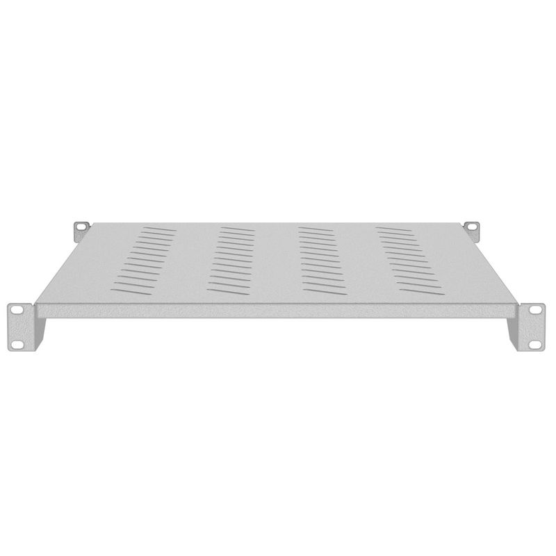Bandeja fija blanca para armario rack 19" fijación frontal 1U profundidad de 700 mm Lanberg - WK21400 - 01